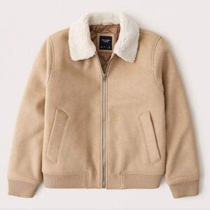 Abercrombie & Fitch - Wool Blend Aviator Jacket